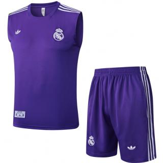 Chaleco+bermudas Real Madrid 25/26-Retro purple
